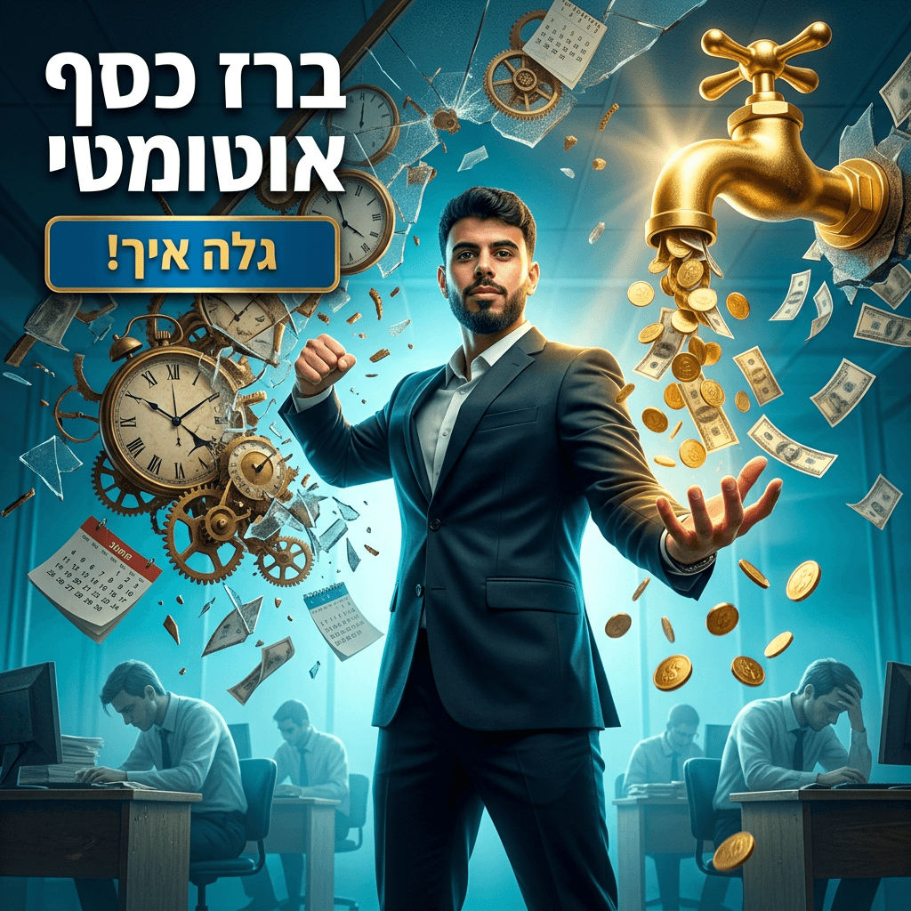 דוגמה לקריאייטיב AI - מודעת שיווק דיגיטלי בעברית