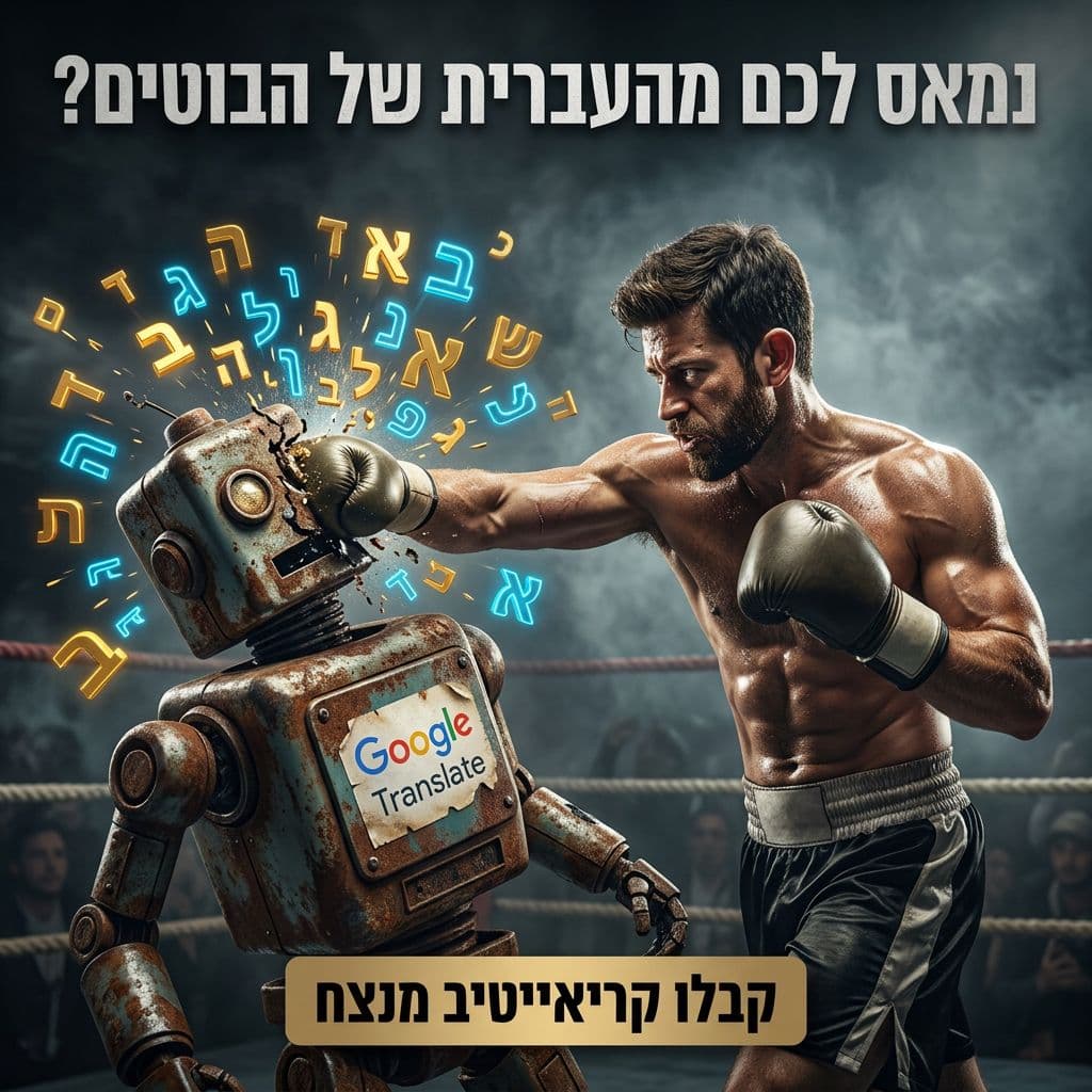 דוגמה לקריאייטיב AI - קמפיין לרשתות חברתיות