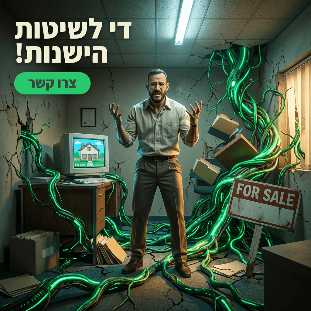 דוגמה לקריאייטיב AI - מודעת פרסום ממומנת בעברית